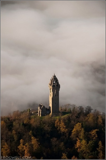 Aerial photo of the Wallace Monument